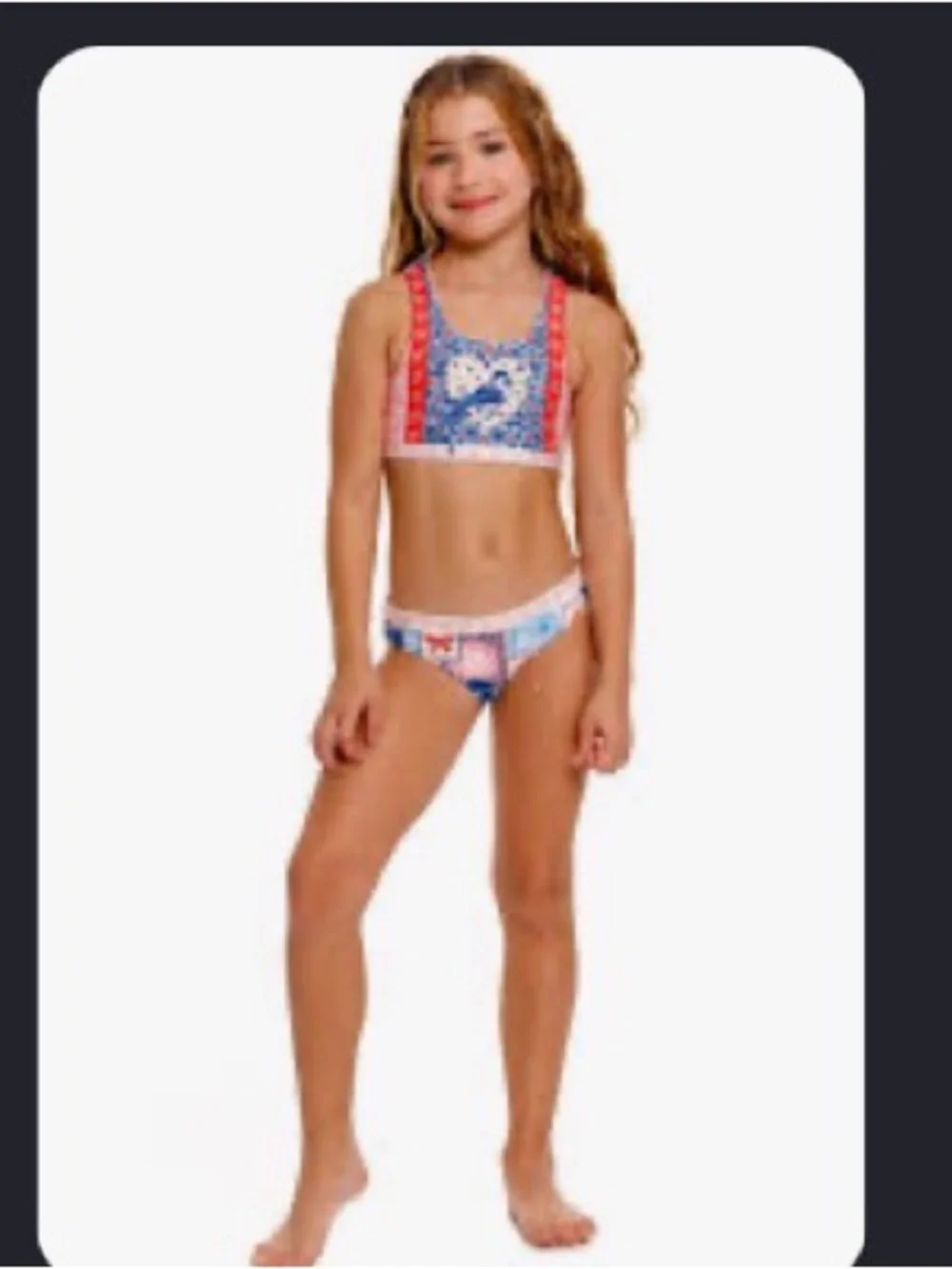Agua Bendita Gianna reversible girls’ bikini